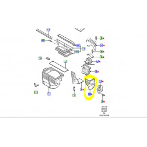 YUVA:KALORIFER MOTORU,SOL(DOLASIMLI) FORD OTOSAN 9..